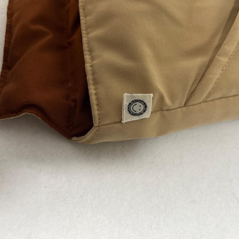 Vintage Sunshine Vest Mens Large Brown Reversible Down Puffer Hiking Outdoor - Picture 4 of 13